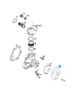 Vetus VD30007 - V-Grooved Pulley