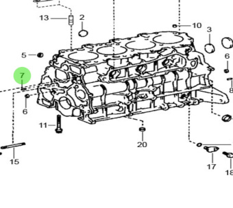 Nanni Diesel 970312097 - Straight Dowel Pin for Engine Block and Timing Assemblies