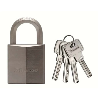 Master Lock Ultra Thick Brass Padlock Hexagonal Shackle 40x22mm