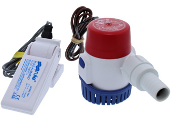 Rule 25DA-35A - Rule 500 Submersible with Rule-A-Matic Non- Mercury Float Switch, 12V