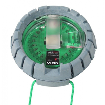 Vion Hand Compass MiNi2000 Gray Photoluminescent