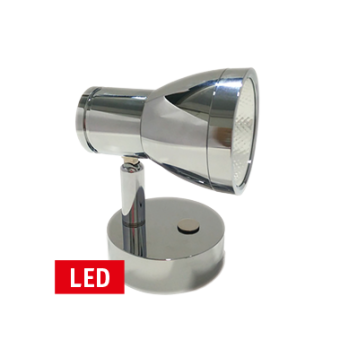 Allpa LED Wall Reading Light, Stainless Steel, 10-30v, With Switch