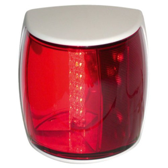 Hella NaviLED-Pro Portside Light, 9-33v, 112.5°, BSH-2NM, White Housing With Red Lens