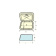 Nuova Rade 196325 - Top Line Hatch, Cream, 243x607mm, ISO12216