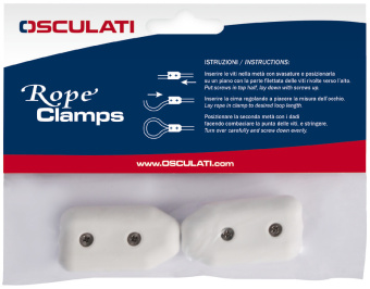 Osculati 04.179.05 - Plastic Clamps F. Rope Splicing 5/6 mm