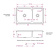 Barka Sink Double 30x33x24x20 cm
