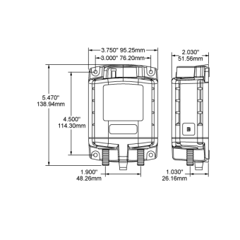 Blue Sea Solenoid Remote Series ML Manual Control Auto-Release 12V - With Switch