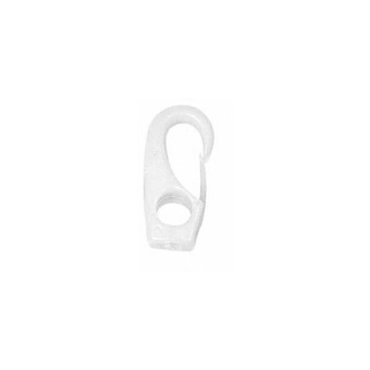 Plastimo 44040 - Nylon Hook With Eye D8mm Polyam. White