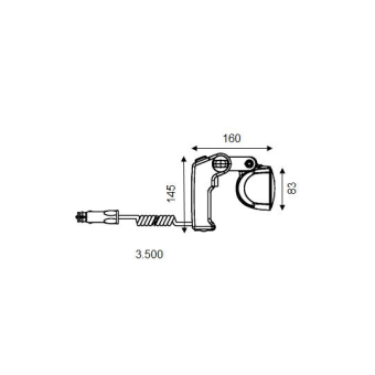 Hella Marine Portable LED Projector Close Range