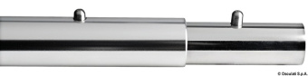 Osculati 48.420.36 - Straight Line Pole Connector 150 mm 22x1.2 mm