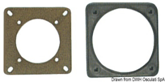 Osculati 45.270.04 - Flange F.Hydraulic Steering Gear Ultraflex Square