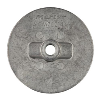 MG Duff Plate Anode Aluminium Round