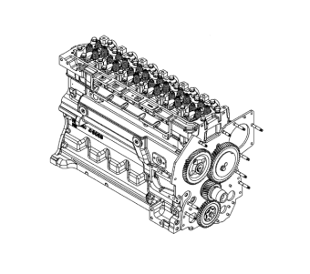 John Deere RM100054 - REMAN Complete Block Assembly