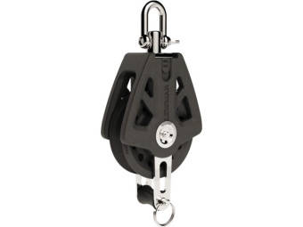 Lewmar 29927204BK - Synchro Block Single With Becket 72mm