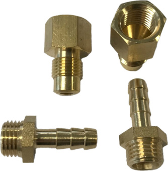 CAV Connection Set For 8mm Hose (2 x Hose Nipple Added)