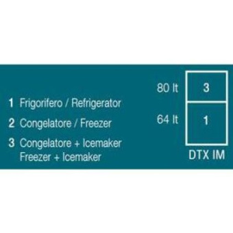 Vitrifrigo 0402-0064 Seadrawer DW 180 DTX IM OCX2 - Freezer + IM / Refrigerator - Internal Unit - 230 V