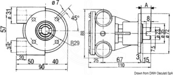 Osculati 16.065.00 - Nauco FPR040 Flanged Pump