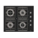 Eno 474340010785 - Masterglass XL 4-Burner Gas Built-In Table Eno 474340010785 - Masterglass XL 4-Burner Gas Built-In Table