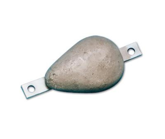 MgDuff Magnesium Teardrop Weld-On Hull & Rudder Anodes MD76 / MD77