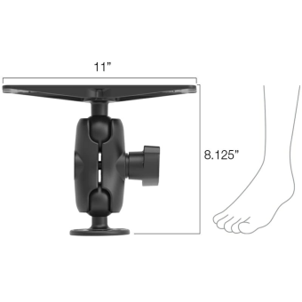 Ram Mount RAM-D-111U-C - Universal depth sounder mounting kit MB-36