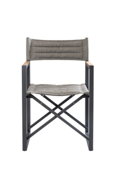 ARC Marine Director's Chair The Square Aluminium Jute