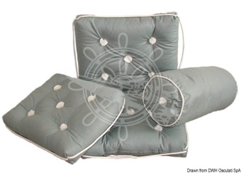 Osculati 24.430.16 - Simple Cotton Cushion Grey 430 x 350 mm