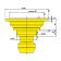 SAE-7 Adapter Kit Complete for Volvo Sterndrive (Housing + Shaft + Bearing + Seal)