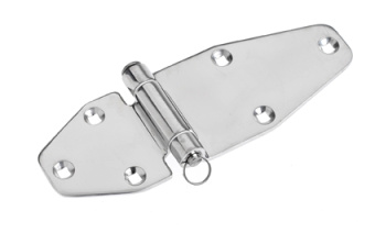 Heavy Duty Hinge with Removable Pin ROCA 188x65 mm Stainless Steel