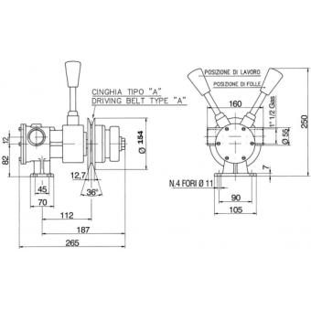 Ancor Pump PM PM40F With Clutch