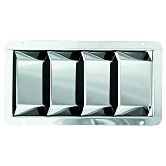 Plastimo 476180 - 316 Stainless Steel 4-slot Louvered Vent