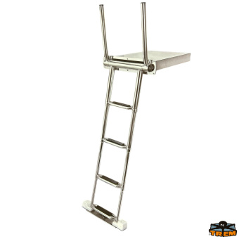 Trem S1904114 - Telescopic Ladder For The Platform With 4 Large Steps