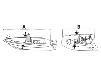Talamex Universal Navy Boat Cover Maxi (700-780cm)
