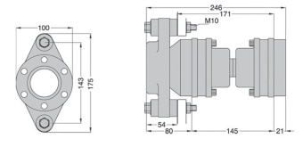 Python Drive P30-R Complete Shaft Drive System