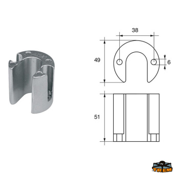 Trem L8143118 - Anodes For Engines Mercury-Mercruiser