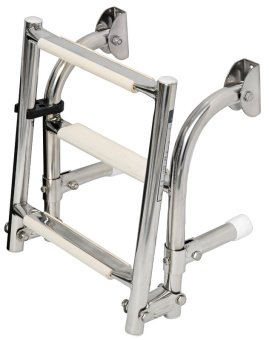 Osculati 49.572.33 - Foldable Ladder AISI316 Narrow 3 Steps