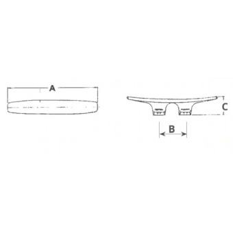Swallow Cleat 215 mm