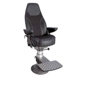 Norsap 6510 - 1500 Comfort Helmsman's Seat With Flat Base 67/80 Black
