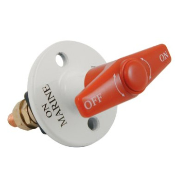 Euromarine Single-Pole Battery Switch With Handle 300A Red