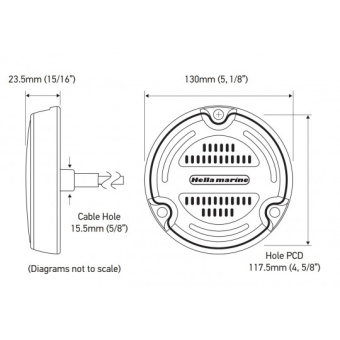 Hella Marine Apelo A3 LED Underwater Spotlight RGBW Light