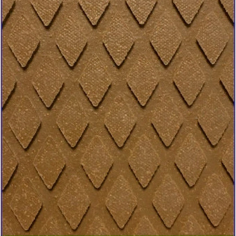 Tiflex Treadmaster Non-slip Deck Covering Diamond Pad 412X203 Brown