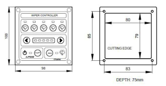 Pine Wiper Control For Four Windshield Wipers