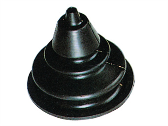 Ultraflex 38062K - Twin Cable Gaiter / Grommet 105mm OD Black / H 52 mm