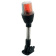 Euromarine Navigation Light On Stainless Steel Tilting Pole - Tricolor - 240mm