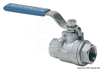 Osculati 17.721.03 - Full-Flow Ball Valve AISI 316 3/4"