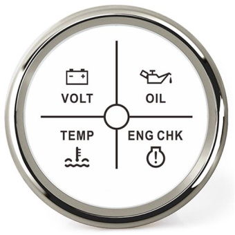 Hollex Alarm Instrument 4 in 1 White/AISI 9-32V