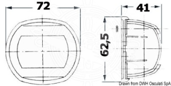 Osculati 11.446.04 - Compact 135° White Led Navigation Light