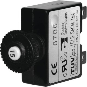 Blue Sea Circuit Breaker 15A Push Button