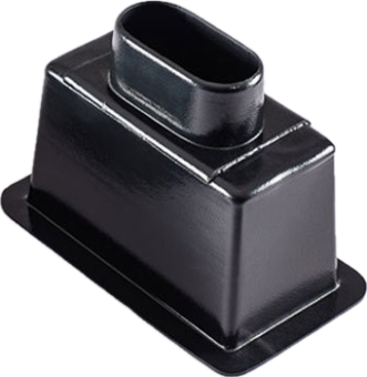 MBC Plenum Box For Marine Air Conditioner Systems For SAG2010, Ø125 mm, Bottom Junction