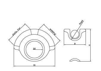 TyeTec NMP-W80 - NMP-Webbing Block 18 mm