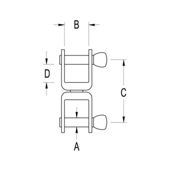 Ronstan RF120 Swivel 4.8mm (3/16") Pin Diameter